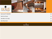 Tablet Screenshot of horstsheetmetal.com